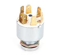 Eminchu Interruptor de Encendido Universal de 4 Posiciones de 12 V, Interruptor de Encendido de Barco para Motocicleta con 2 Llaves y Diseño Anticorrosión, Ideal para Reemplazo Directo