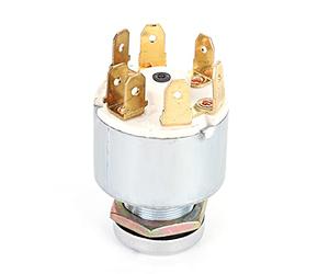 Eminchu Interruptor de Encendido Universal de 4 Posiciones de 12 V, Interruptor de Encendido de Barco para Motocicleta con 2 Llaves y Diseño Anticorrosión, Ideal para Reemplazo Directo