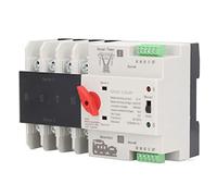 Eminchu Interruptor de Transferencia Automática de Doble Potencia Conmutación Rápida 4P Compacta y Confiable para Fábrica Doméstica AC 400V 63A; Material de PC Retardante de Llama