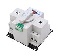 Eminchu Interruptor de Transferencia Automática Disyuntor en Miniatura Interruptor de de Doble Potencia 230V 63A para Familia y Laboratorio