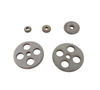 Eminchu Juego de Engranajes de Torno Mini Kit de Repuesto de Alta Precisión para Micro Torno HT250 Hierro Gris 5 Piezas