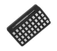 Eminchu Juego de Sellos de Cuero con Letras de Acero de Aleación, 36 Uds., con Cómodo para Impresión Artesanal de Cuero, Sellos para Marcar, Punzones de Letras (acero aleado 2)