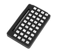 Eminchu Juego de Sellos de Cuero con Letras de Acero de Aleación, 36 Uds., con Cómodo para Impresión Artesanal de Cuero, Sellos para Marcar, Punzones de Letras (acero aleado)
