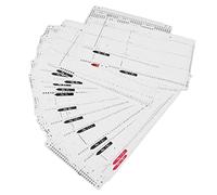 Eminchu Juego de Tarjetas Perforadas para Máquina de Tejer 1-20 con Alta Precisión y Durabilidad para Proyectos de Tejido Creativos Material Plástico Blando