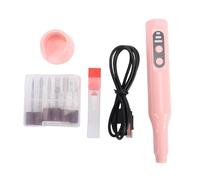 Eminchu Kit de Máquina Perforadora de Uñas Inalámbrica, Kit de Esmalte de Uñas Eléctrico Recargable, Herramienta de Manicura con Lima de 3 Velocidades con Puntas, Ideal para Limar, Pulir y Quitar