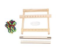 Eminchu Kit de Telar para Niños para Principiantes, Herramienta de Artesanía de Madera de Pino Duradera para Impulsar la Creatividad, 21cm