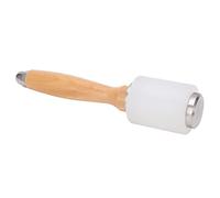 Eminchu Martillo para Tallar Cuero, Herramienta con Cabeza de Nailon Duradera para Elaboración de Cuero, de Madera Ligero para Peletero, 1 Unidad