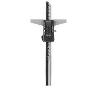 Eminchu Medidor de Profundidad Digital, Herramienta de Medición de Calibrador Vernier de Acero Inoxidable, Pantalla Rápida con Ajuste 0 en Cualquier Posición, Ideal para Medición Precisa 0-150 Mm
