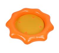 Eminchu Mesa de Bebidas Inflable, Mesa de Juegos de Piscina Flotante, Bandeja para Tazas con Forma de Girasol, Ideal para Fiestas en la Piscina, Adultos y Niños, PVC, 95 Cm