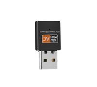 Eminchu Mini Adaptador WiFi de Doble Banda, Receptor de Computadora USB para Transmisión de Alta Velocidad, para Usuarios de XP/WIN7/WIN8/WIN8.1/OS X, Material ABS (Tarjeta de Red inalámbrica de