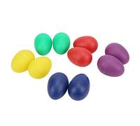 Eminchu Mini Agitadores Musicales Coloridos para Huevos, Entrenamiento de Ritmo para Niños, Material Plástico, Juego de 10 Uds. para el Desarrollo del Talento en Educación Temprana