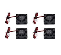 Eminchu Mini Ventilador de Refrigeración sin Escobillas 3010 DC de bajo Ruido para Impresora 3D Hot End V6 V5 CPU 4 Piezas, Fácil de Instalar para Series de Electrodomésticos Pequeños (DC24V)