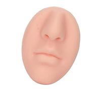 Eminchu Modelo de Nariz de Silicona Elástico Flexible para Práctica de Perforación y Procedimientos Cosméticos para Principiantes, Material de Silicona Suave Reutilizable, 9 X 6,5 X 3 Cm (Piel clara)