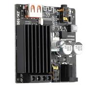 Eminchu Módulo de Placa Amplificadora Digital, Placa Receptora Estéreo BT 5.0 de Doble Canal, Mini Amplificador con Entrada de Disco USB U, Ideal para Altavoces de 20-200 W 4-8 Ohmios, DC5-24 V
