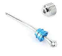 Eminchu Palanca de Cambios de Tiro Corto, Perilla de Palanca de Cambios, de de Precisión Chapada en Acero de Alta Resistencia con Fricción Ultrabaja, Ideal para 200SX Altima, Más Rápidos