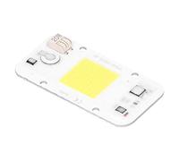 Eminchu Panel de Lámpara de Luz Blanca Cálida de Espectro Completo con Chip COB LED de 220V para Iluminación Interior DIY 25x25mm (Blanco 6000K-6500K 20W)