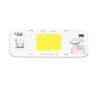 Eminchu Panel de Lámpara de Luz Blanca Cálida de Espectro Completo con Chip COB LED de 220V para Iluminación Interior DIY 25x25mm (Blanco 6000K-6500K 30W)