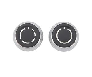 Eminchu Perilla de Control de Volumen Ajustable para 911, Material ABS Duradero, Juego de 2 Piezas, Perilla de Volumen de Consola Central