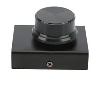 Eminchu Perilla de Control de Volumen USB, Ajustador de Audio de Computadora, Perilla de Función de Silencio de una Tecla Compatible con Win 10, 8, 7, Vista, XP y OS X (BLACK)