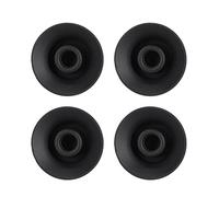Eminchu Perillas de Control de Volumen de Guitarra Durable Suave 4 PCS Tono de Velocidad para Guitarra Eléctrica EPI para Amantes de la Plástico Negro+Oro 1.0 * 0.5in (Perilla negra con letras