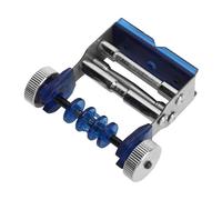 Eminchu Plantilla de Hilo para Servir Cuerda de, Tambor con Diseño de Hebilla de Metal de Silicona, Plantilla de Recurvo con Construcción Duradera, Ideal para Tradicional (Blue)
