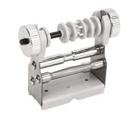 Eminchu Plantilla de Hilo para Servir Cuerda de, Tambor con Diseño de Hebilla de Metal de Silicona, Plantilla de Recurvo con Construcción Duradera, Ideal para Tradicional (White)