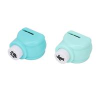 Eminchu Punch Craft Set Mini Perforadoras de Papel para Manualidades DIY, 2 Piezas Lindas Formas de Patas de Pingüino y Oso para álbumes de Recortes y Fabricación de Tarjetas