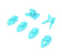 Eminchu RC FPV Quadcopter Motor Base Cámara Antena Base de Montaje Ligero Durable Alta Precisión para 5-10 Pulgadas Quadcopter Drone Marco Impreso en 3D (Blue)