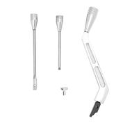 Eminchu Reemplazo de Palanca de de Palanquilla Pulida de Acero Inoxidable para 67-94, para Flaming River, para Especialidades de Palanquilla, Palanca de Columna de Señal de Giro Galvanizada para una