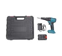 Eminchu Remachadora Eléctrica, Herramienta de Remachado con Motor sin Escobillas, Pistola Remachadora Compacta con Remachado de un Tirón y de Goma Suave, Ideal para Construcción y Automoción (1