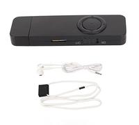 Eminchu Reproductor de MP3 Reproductor de Música Portátil Delgado con Sonido sin Pérdidas de 8 GB para Viajeros con Auriculares y Cordón (Black)