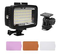 Eminchu SL-101 Luz de Relleno LED Resistente Al Agua 40M Pequeña Luz de Vídeo de Alto Brillo para Cámara SLR Fotografía 5500-6000K Color Ajustable PC