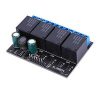 Eminchu SL35B04 Módulo de relé de 4 Canales de 12 V Relé de Bloqueo Automático Biestable de para Proyectos de Automatización Fácil Instalación