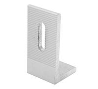 Eminchu Soporte de Aleación de Aluminio para Montaje Solar, Pie en L, para Sistemas Fotovoltaicos de Techo, Juego de 10 Uds., Resistente a la Corrosión, Fácil Instalación