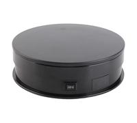Eminchu Soporte de Pantalla Giratorio, Plato Giratorio Silencioso y Resistente para Fotografía y Grabación de Vídeo, Material ABS PC de 15cm de Diámetro (Black)