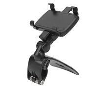 Eminchu Soporte para Teléfono para Automóvil Soporte Ajustable con Rotación de 360 ° a Prueba de Golpes para una Conducción Segura en el Vehículo Universal Negro