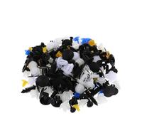 Eminchu Sujetadores de Remaches de Plástico para Automóvil, Clips de Retención de Pasador de Empuje de Nailon, Kit Surtido de Sujetadores con Compatibilidad con Faldones Laterales y Parachoques, (2)