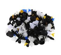 Eminchu Sujetadores de Remaches de Plástico para Automóvil, Clips de Retención de Pasador de Empuje de Nailon, Kit Surtido de Sujetadores con Compatibilidad con Faldones Laterales y Parachoques, (1)