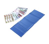 Eminchu Tabla de Multiplicación de Borrado en Seco, Herramienta de Aprendizaje de Matemáticas para Niños, Tabla de Tiempos Colorida con Material de Poliéster Resistente, Ideal para Uso en el Aula y