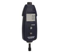 Eminchu Tacómetro Digital Medidor de RPM de Precisión con Pantalla Retroiluminada Blanca para Diversas Aplicaciones, Material ABS, Multifunción, Ahorro Automático de Datos