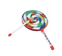 Eminchu Tambor de Mano para Niños, Instrumento de Percusión Multicolor para Educación Musical y Creatividad, Material de PVC Duradero, 1 Unidad (8 Pulgadas)