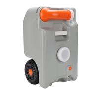 Eminchu Tanque de Agua Portátil de 6,6 Galones, Contenedor de Almacenamiento de Agua Al Aire Libre, Tanque de con Boquilla Giratoria con Indicador de Nivel, Ideal para RV, Camping y Senderismo de