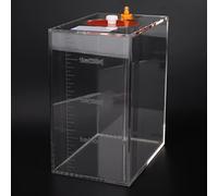 Eminchu Tanque de Valoración Acrílico Transparente, Bomba Dosificadora Duradera de de 2,5 L para Acuarios y Laboratorios (DT-25 2.5L)