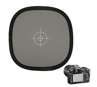 Eminchu Tarjeta de Equilibrio Portátil Gris y Blanca de 30cm, Tablero Reflector de Doble Cara para Cámaras SLR Digitales, Herramienta de Fotografía Ligera