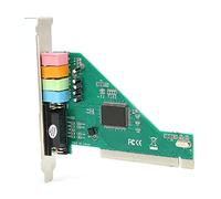 Eminchu Tarjeta de Sonido PCI 120dB Reproducción Dual de para Computadoras Antiguas con Soporte de 4 Canales