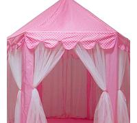 Eminchu Tienda de Castillos para Niñas, Carpa Infantil a Prueba de | Tela suave y agradable para la piel, estructura de PVC resistente, juego en interiores o exteriores, fácil almacenamiento,
