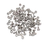 Eminchu Tornillos de Invernadero de Acero Inoxidable, Juego de Herramientas de Tuercas M6, Kit de Fijación de Montaje Rápido con Resistencia a la Corrosión, Ideal para Aplicaciones de Invernadero