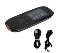 Eminchu Traductor de Voz Inteligente K1 con Pantalla Táctil de 2,0 Pulgadas, Máquina de Traducción con Soporte WiFi, Ideal para Viajes de Negocios y Turismo (Black)