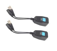 Eminchu Transceptor Balun de Vídeo Compacto de 1 par para Cámaras CCTV, Compatibilidad HD, Fácil Instalación, Ahorro de Costes de Cable, Ideal para Formatos de Vídeo, PAL, SECAM