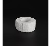 Eminchu Vendaje de Tubo, Envoltura Autoadhesiva Elástica, Vendaje de Soporte para Muñeca con Diseño Antiadherente y Absorción de Sudor, Ideal para Bádminton, Baloncesto y Coderas (WHITE)